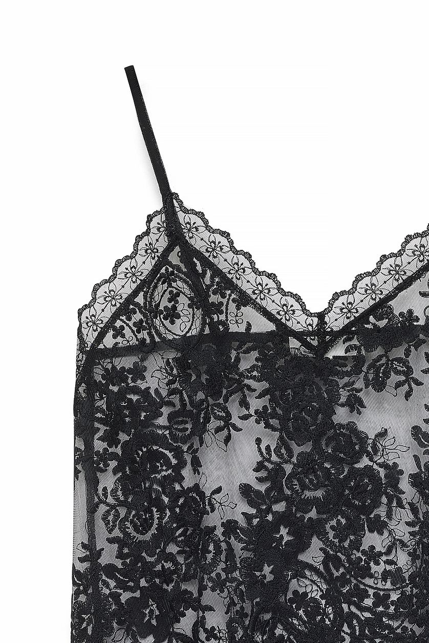 Lace Camisole - Black