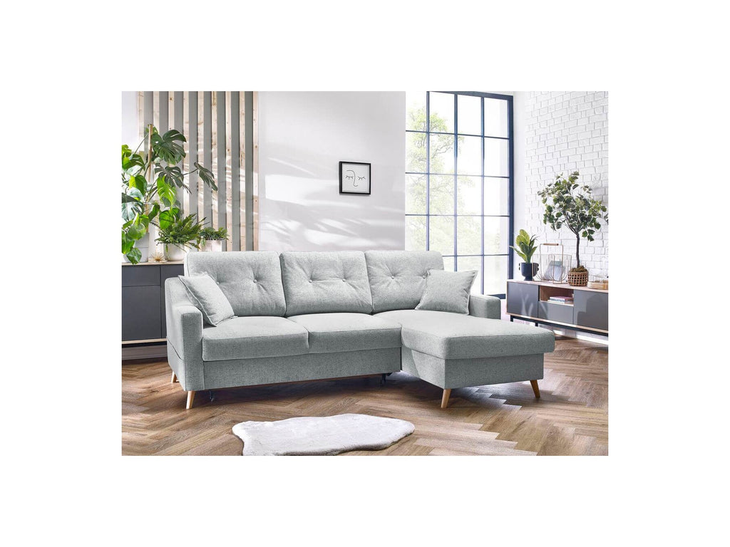 Canapé D'Angle Convertible Coffre Sweden - Angle Droit