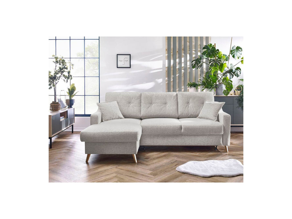 Sweden - Sofá Rinconera Chaise Longue Convertible con Arcón - Ángulo Izquierdo