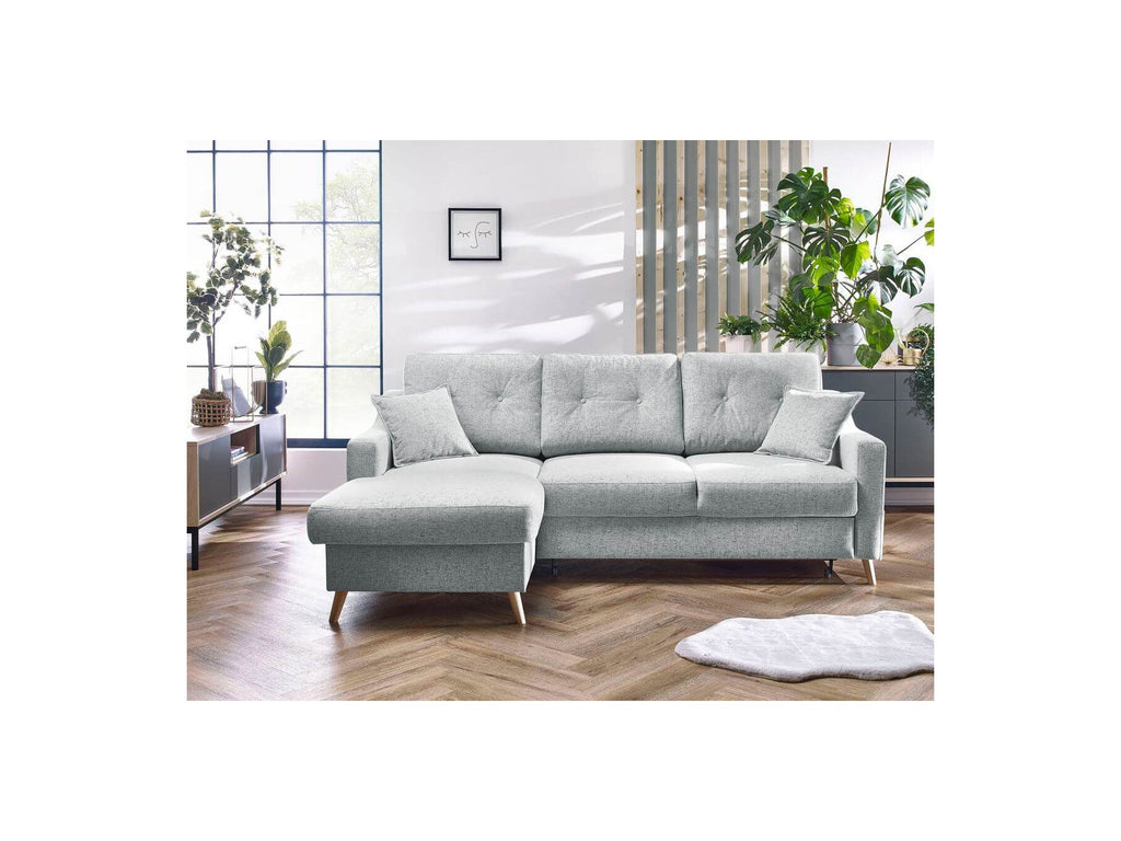 Sweden - Sofá Rinconera Chaise Longue Convertible con Arcón - Ángulo Izquierdo