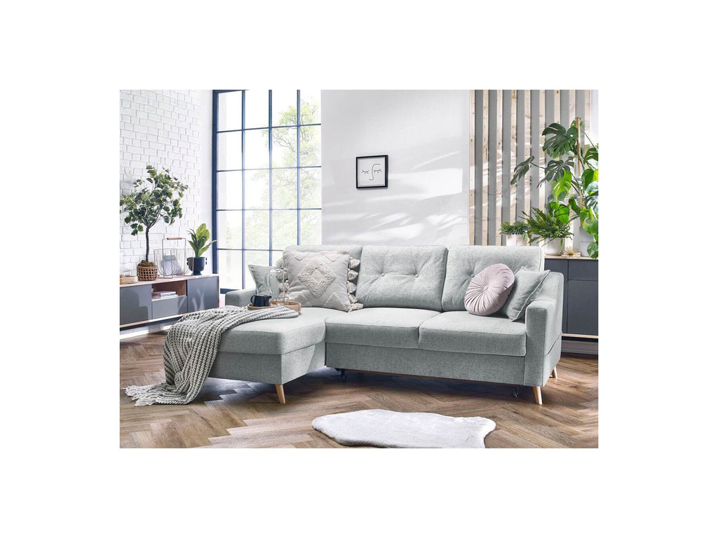 Sweden - Sofá Rinconera Chaise Longue Convertible con Arcón - Ángulo Izquierdo