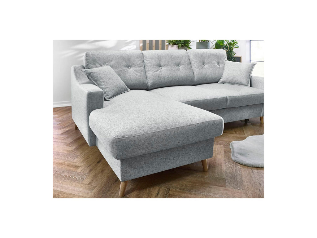 Sweden - Sofá Rinconera Chaise Longue Convertible con Arcón - Ángulo Izquierdo