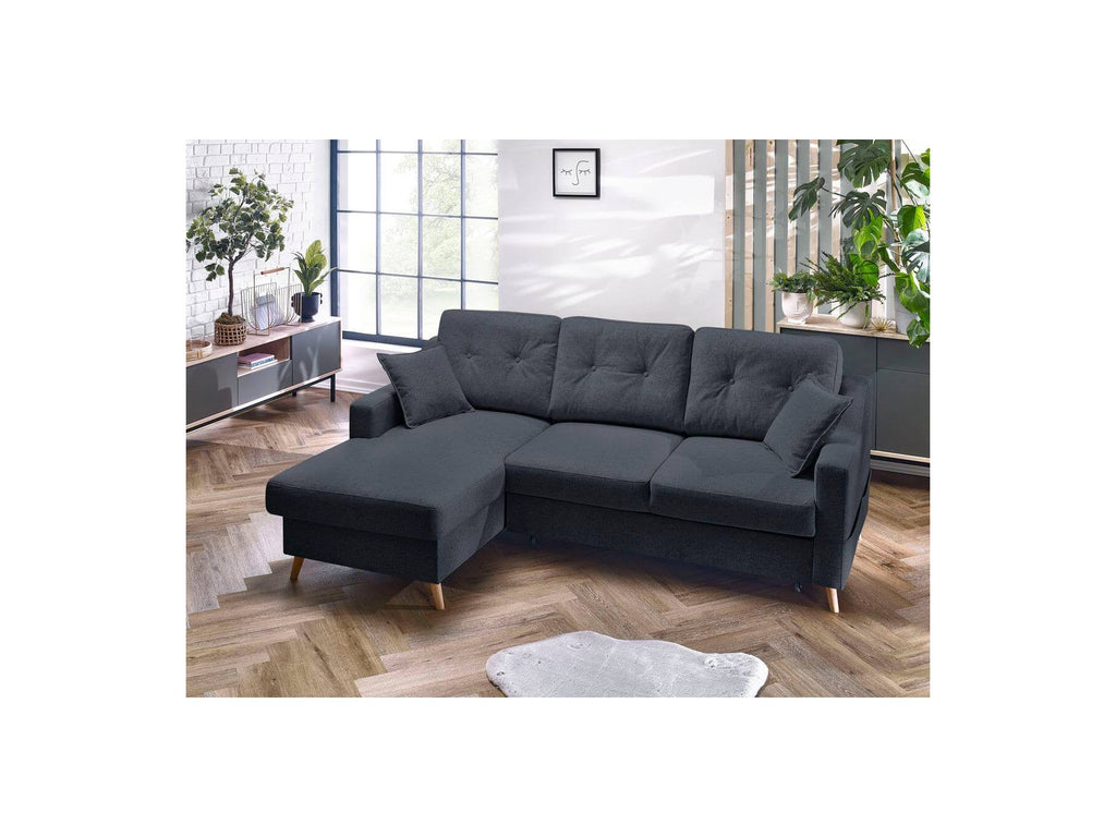 Sweden - Sofá Rinconera Chaise Longue Convertible con Arcón - Ángulo Izquierdo