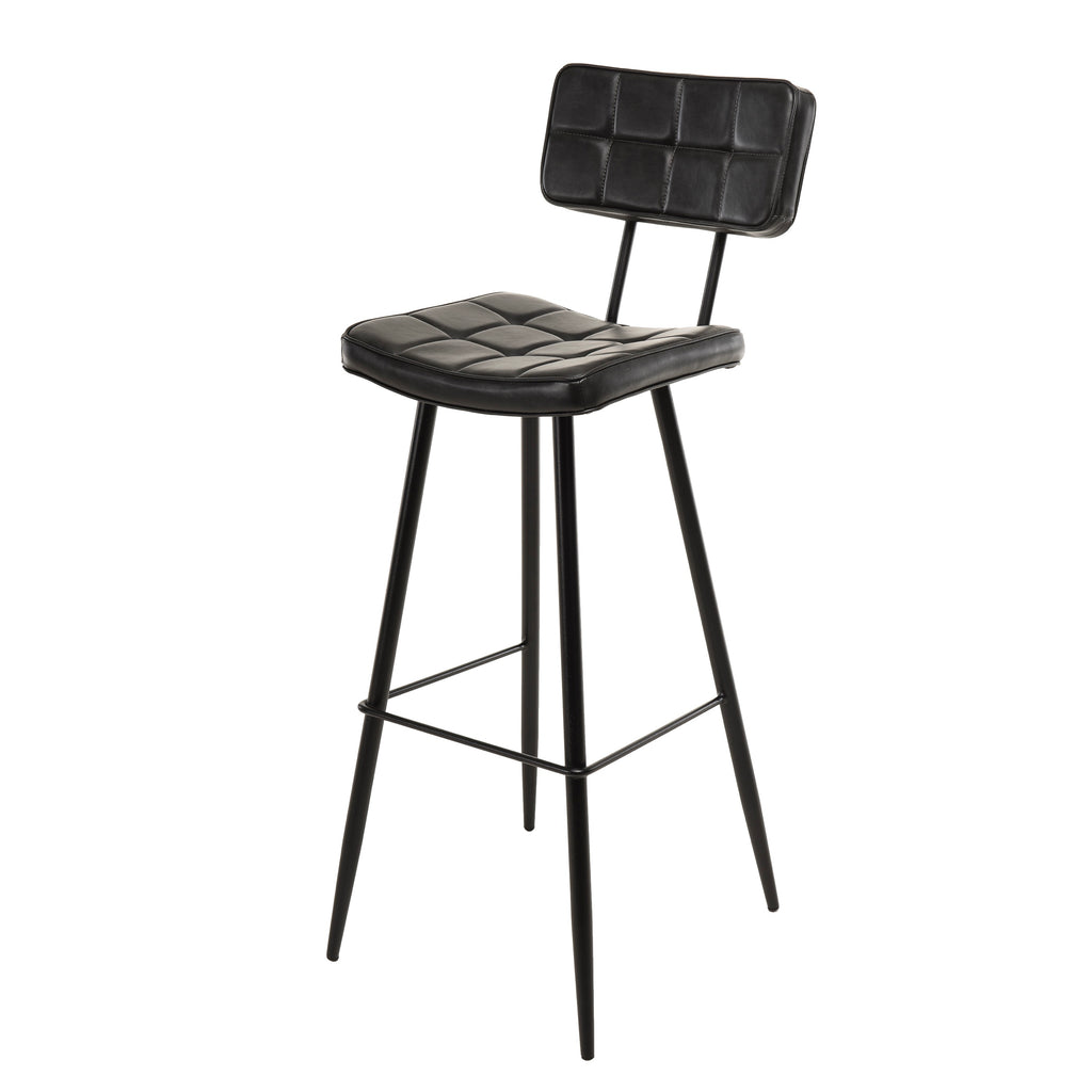 Tom - Set De 2 Taburetes - Negro
