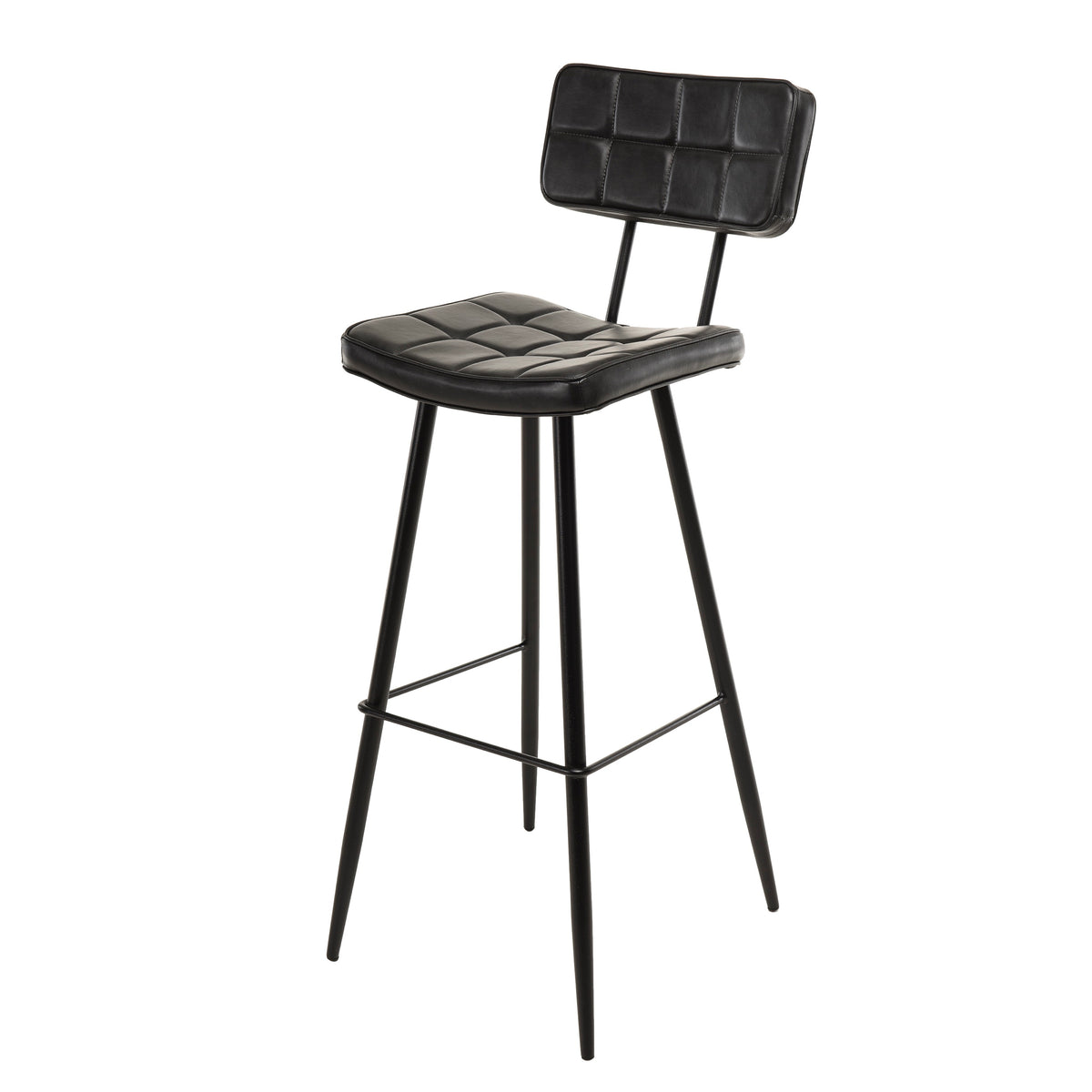 Tom - Set De 2 Taburetes - Negro