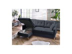 Sweden - Sofá Rinconera Chaise Longue Convertible con Arcón - Ángulo Izquierdo