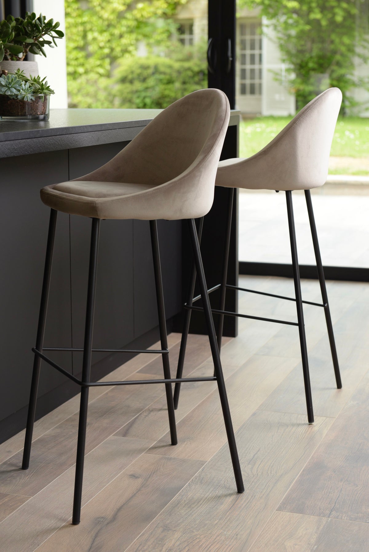 Tom - Set De 2 Taburetes - Topo