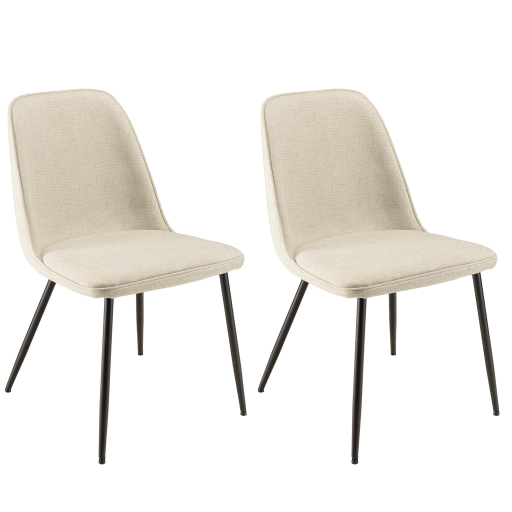 Tom - Set Of 2 Chairs - Black