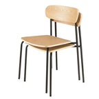 Tom - Set De 2 Sillas - Negro