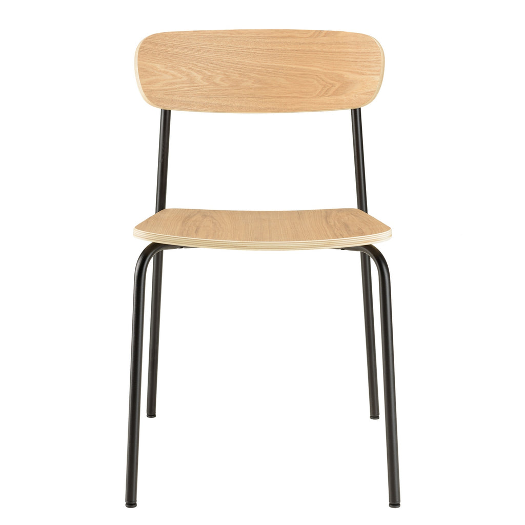 Tom - Set De 2 Sillas - Negro