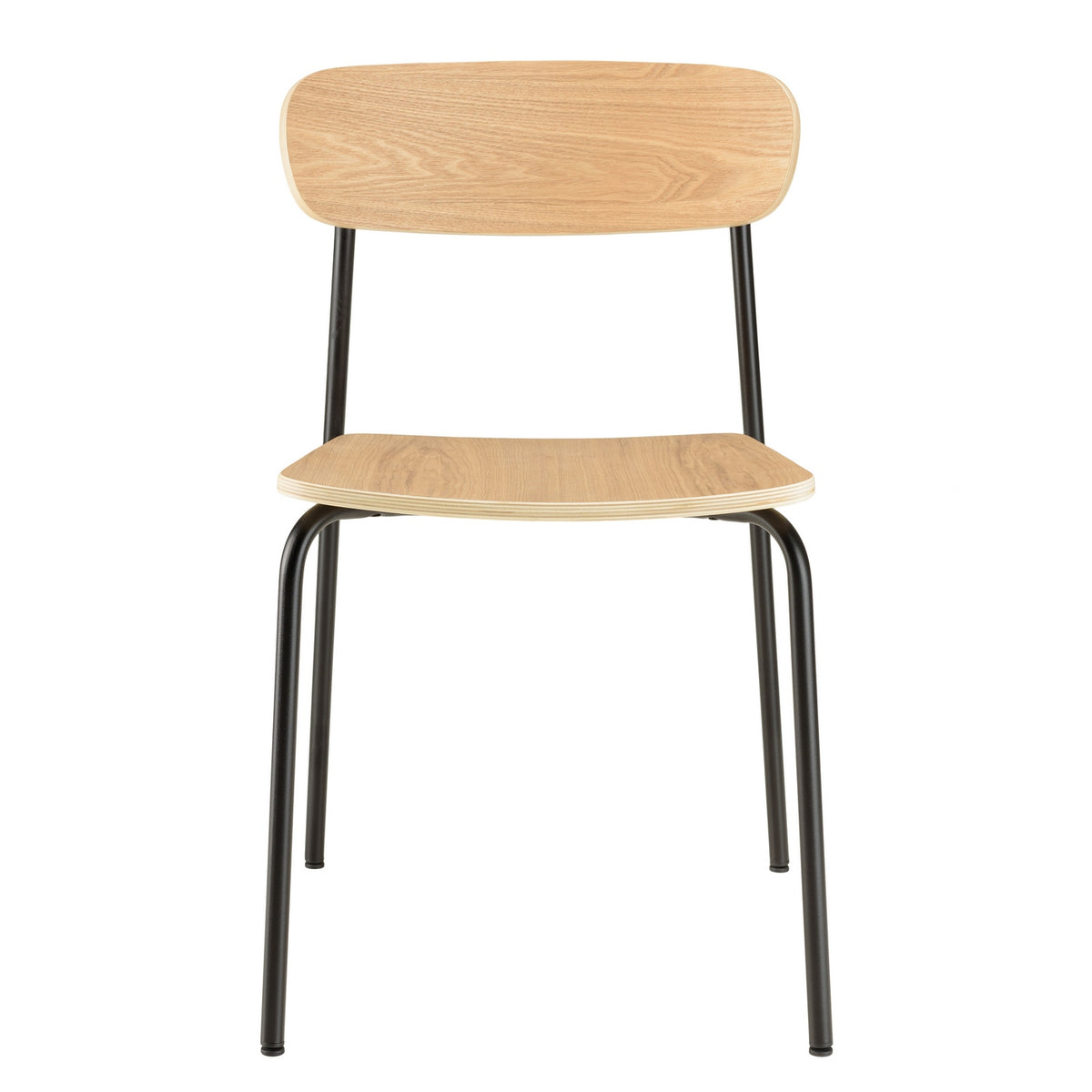 Tom - Set De 2 Sillas - Negro