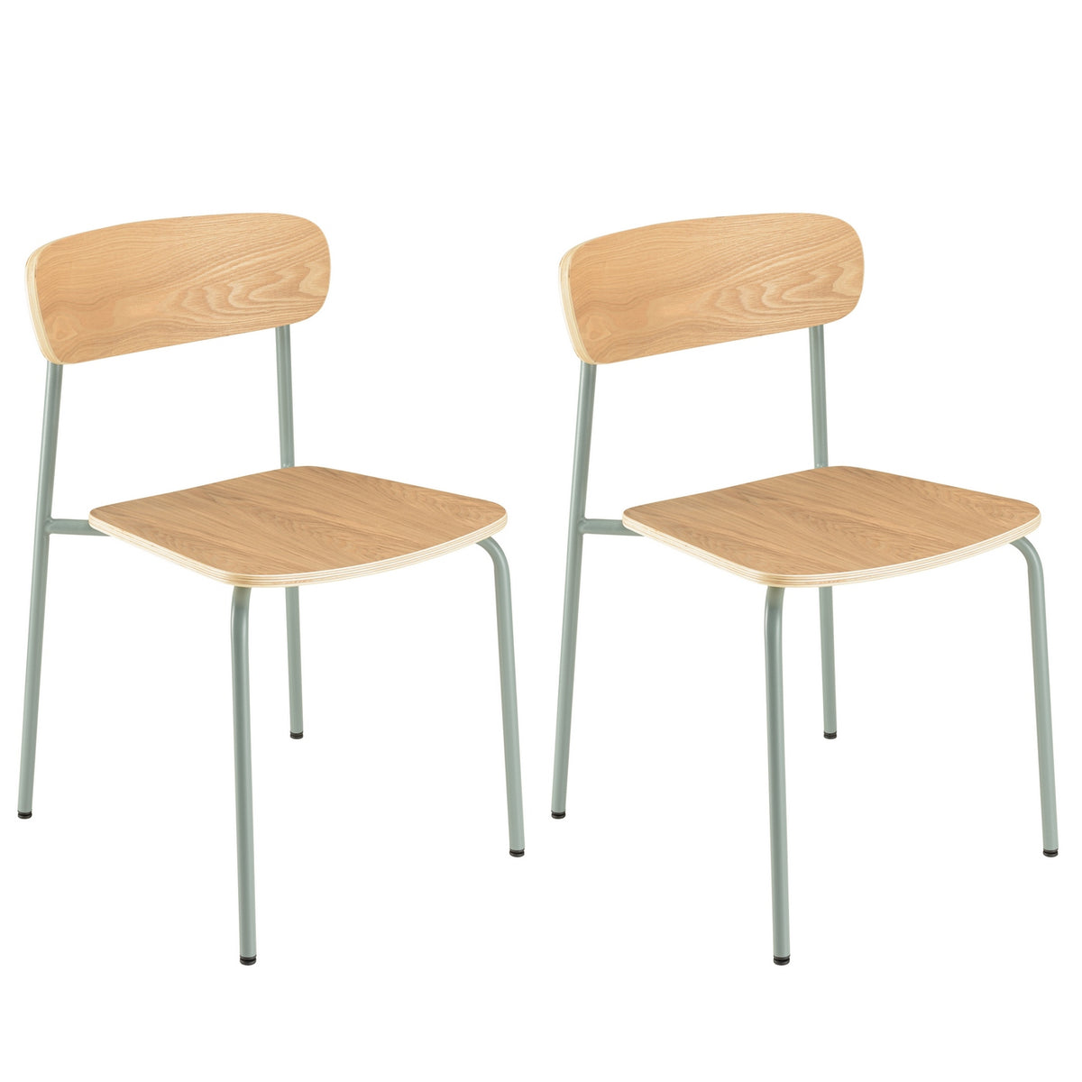 Tom - Set De 2 Sillas - Verde