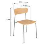 Tom - Set De 2 Sillas - Verde