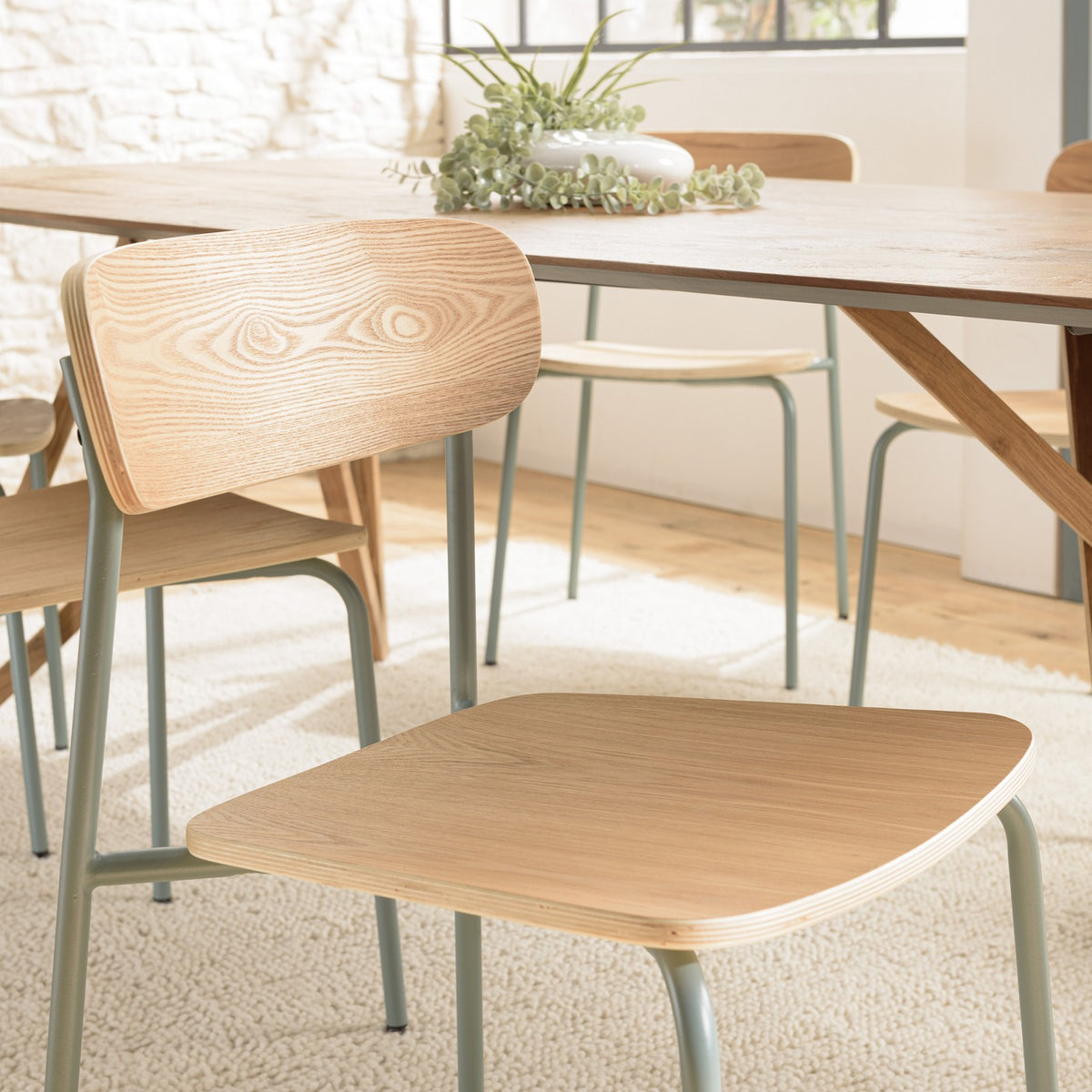 Tom - Set De 2 Sillas - Verde