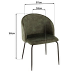 Tom - Set De 2 Sillas - Verde