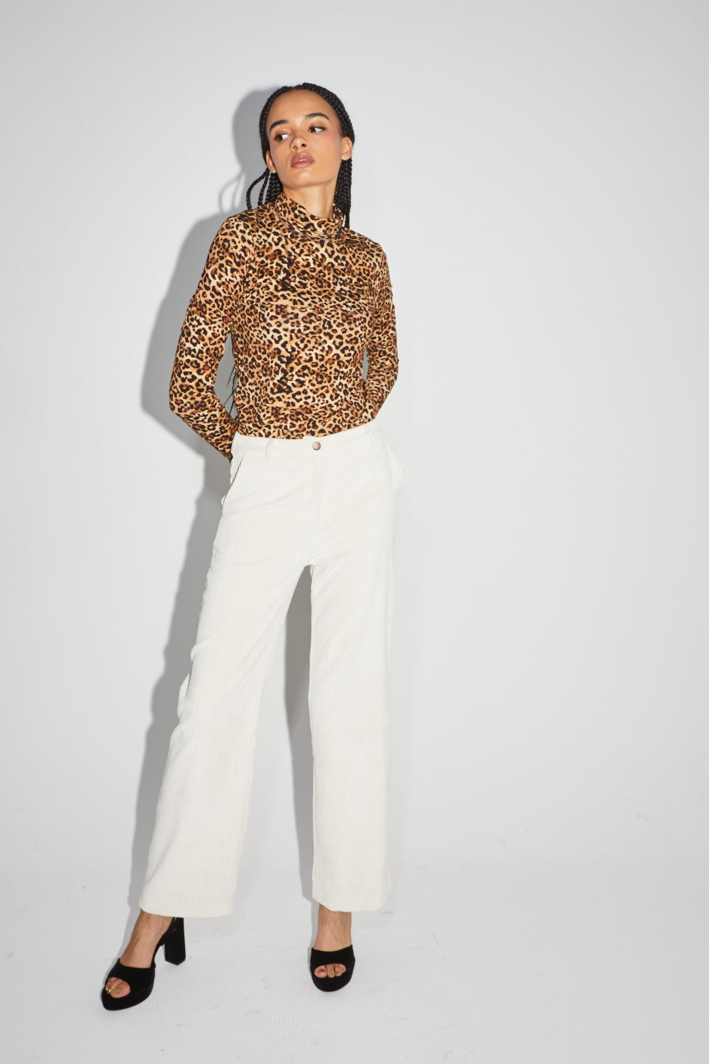 The Yves Trousers In Cream Vintage Ca´Telé Velvet