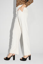 The Yves Trousers In Cream Vintage Ca´Telé Velvet