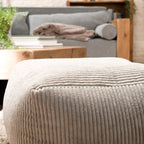 Agathe - Pouf - Grigio