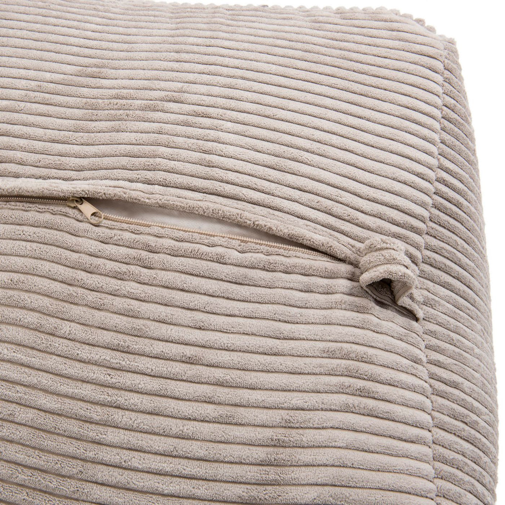 Agathe - Pouf - Grigio