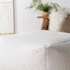 Agathe - Pouf - Bianco