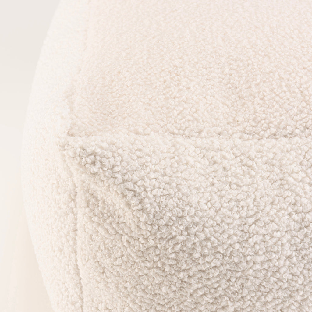 Agathe - Pouf - Bianco