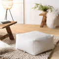 Agathe - Pouf - Bianco