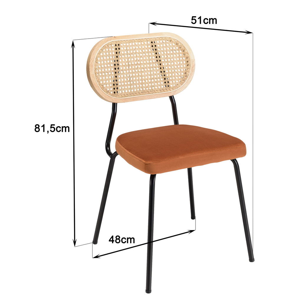 Agathe - Set De 2 Sillas - Madera Clara