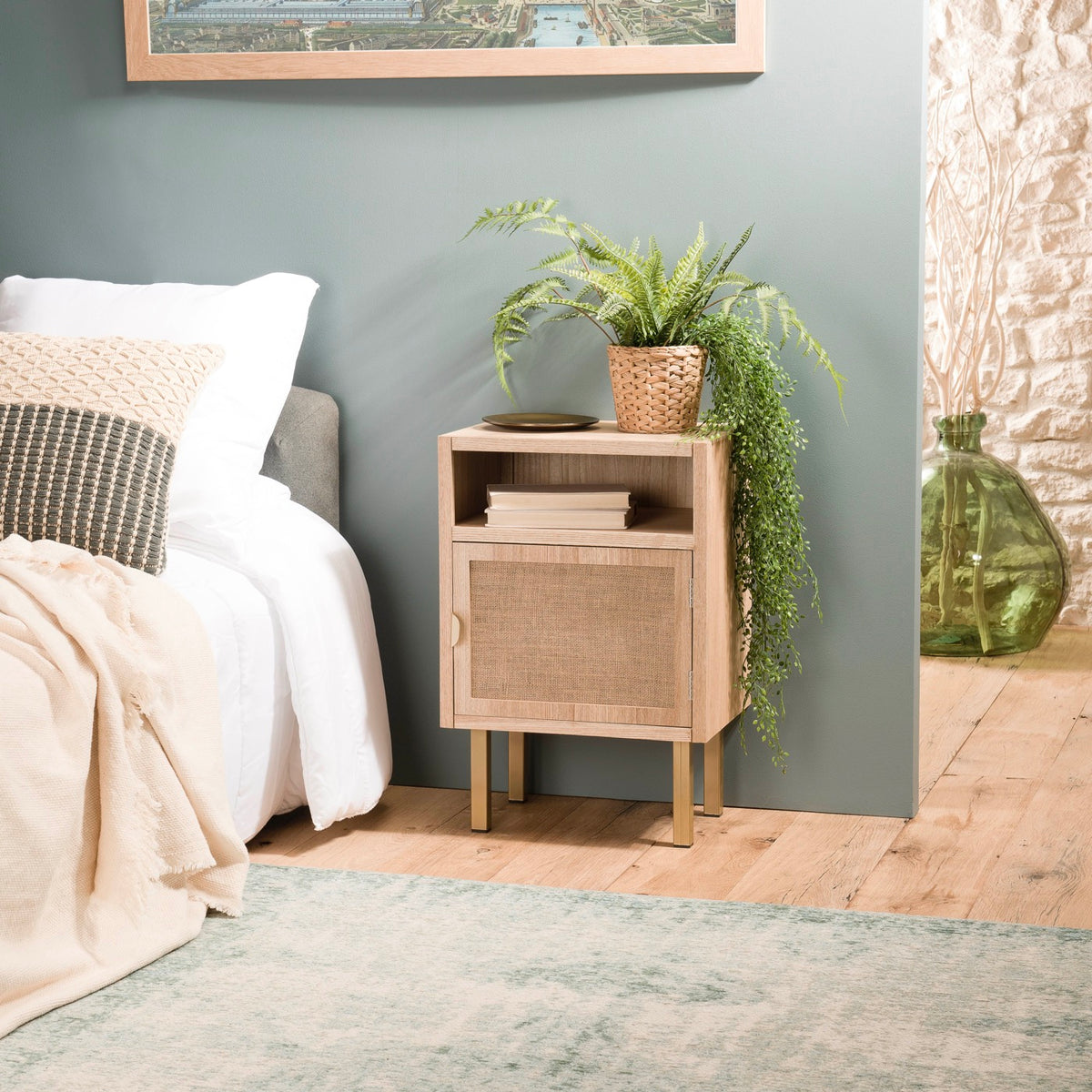 Aline - Comodino - Beige