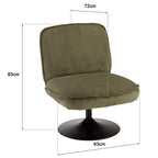 Agathe - Sillón - Verde/Negro