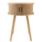 Agathe - Mesita De Noche - Madera Clara