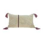 Agra Cushion - Beige Cotton