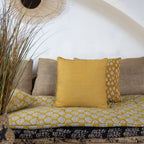 Nyl Cushion - Mustard Yellow Linen