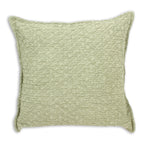 Cojín Gali - Algodón Verde Con Motivos En Relieve