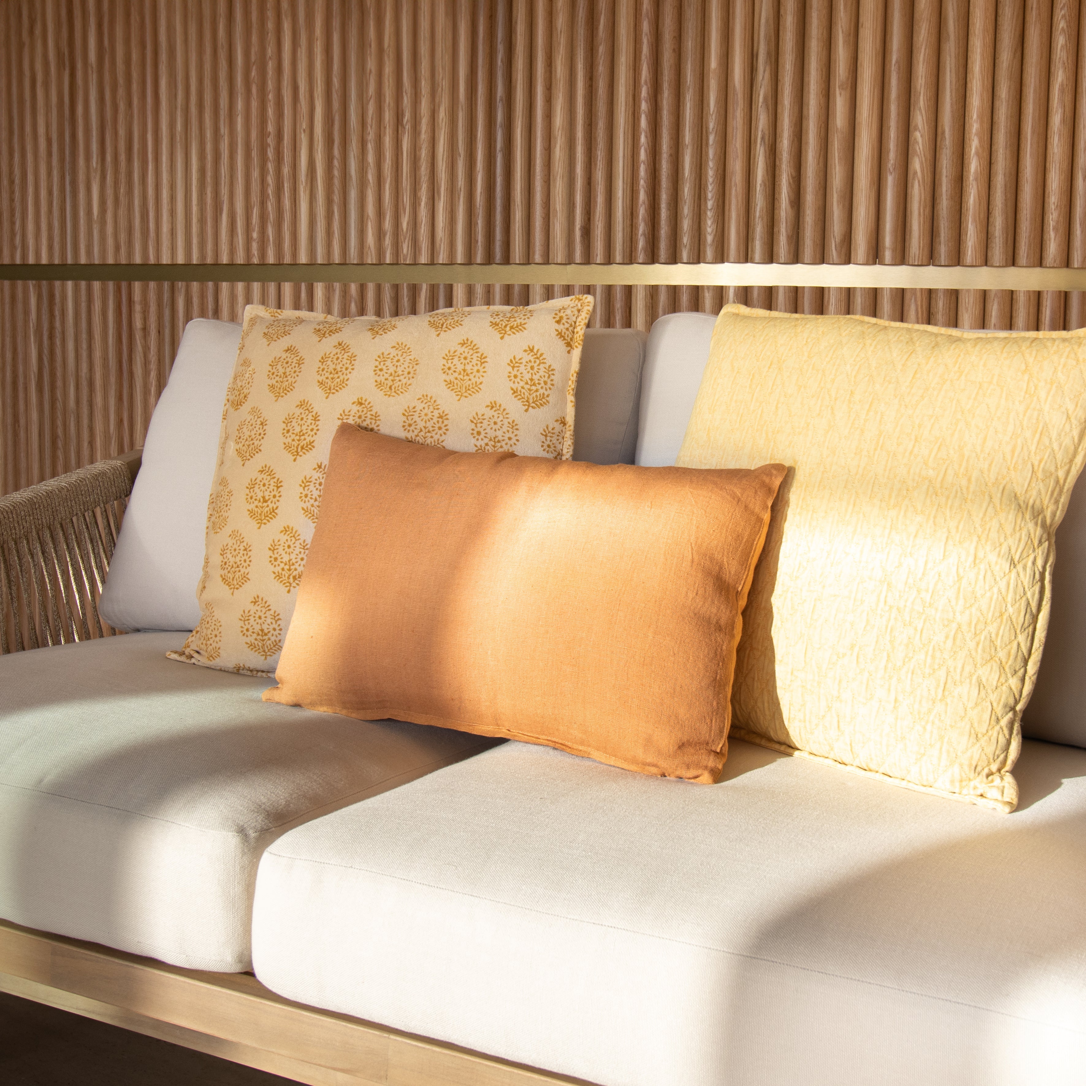 Nyl - Coussin - Lin - Terracotta