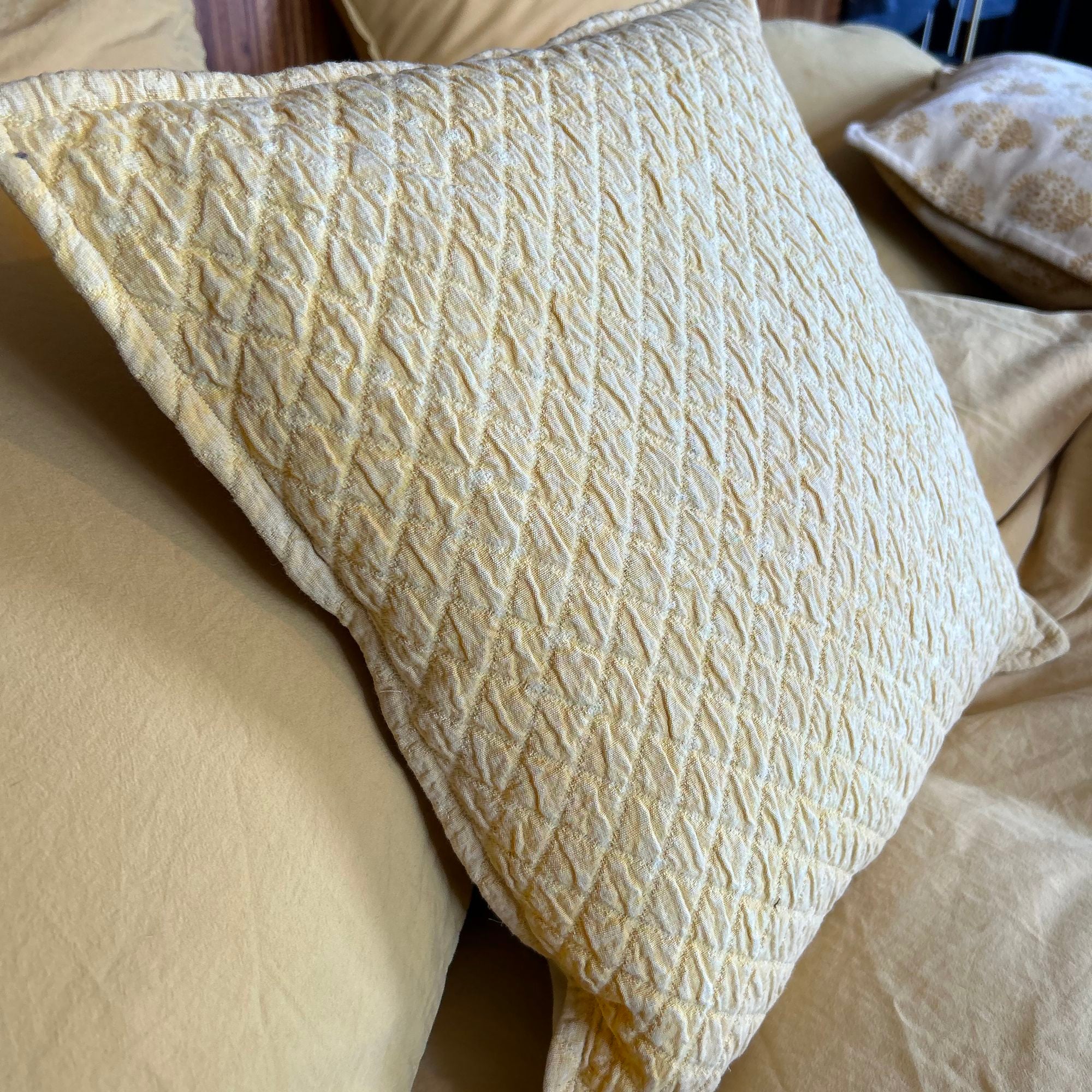 Gali - Coussin - Coton - Jaune