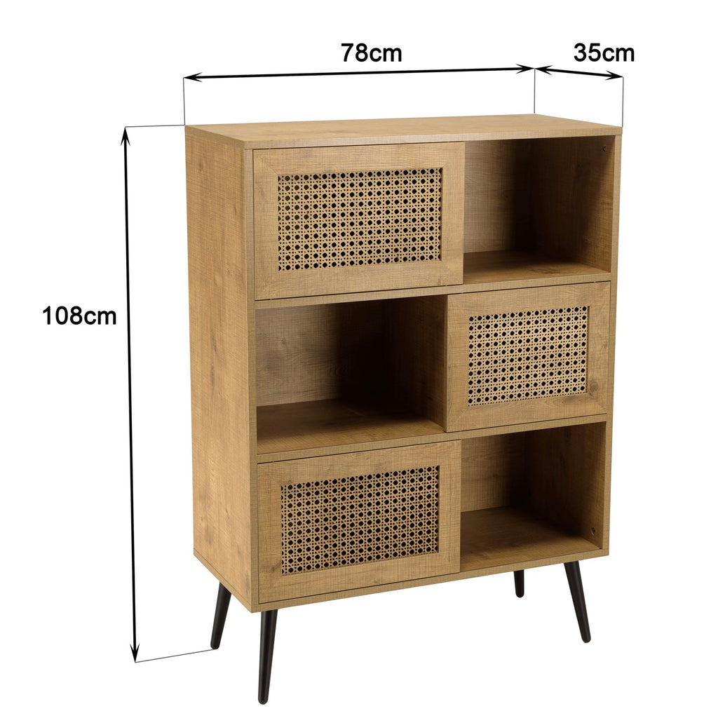 Charlie - Credenza - Nero