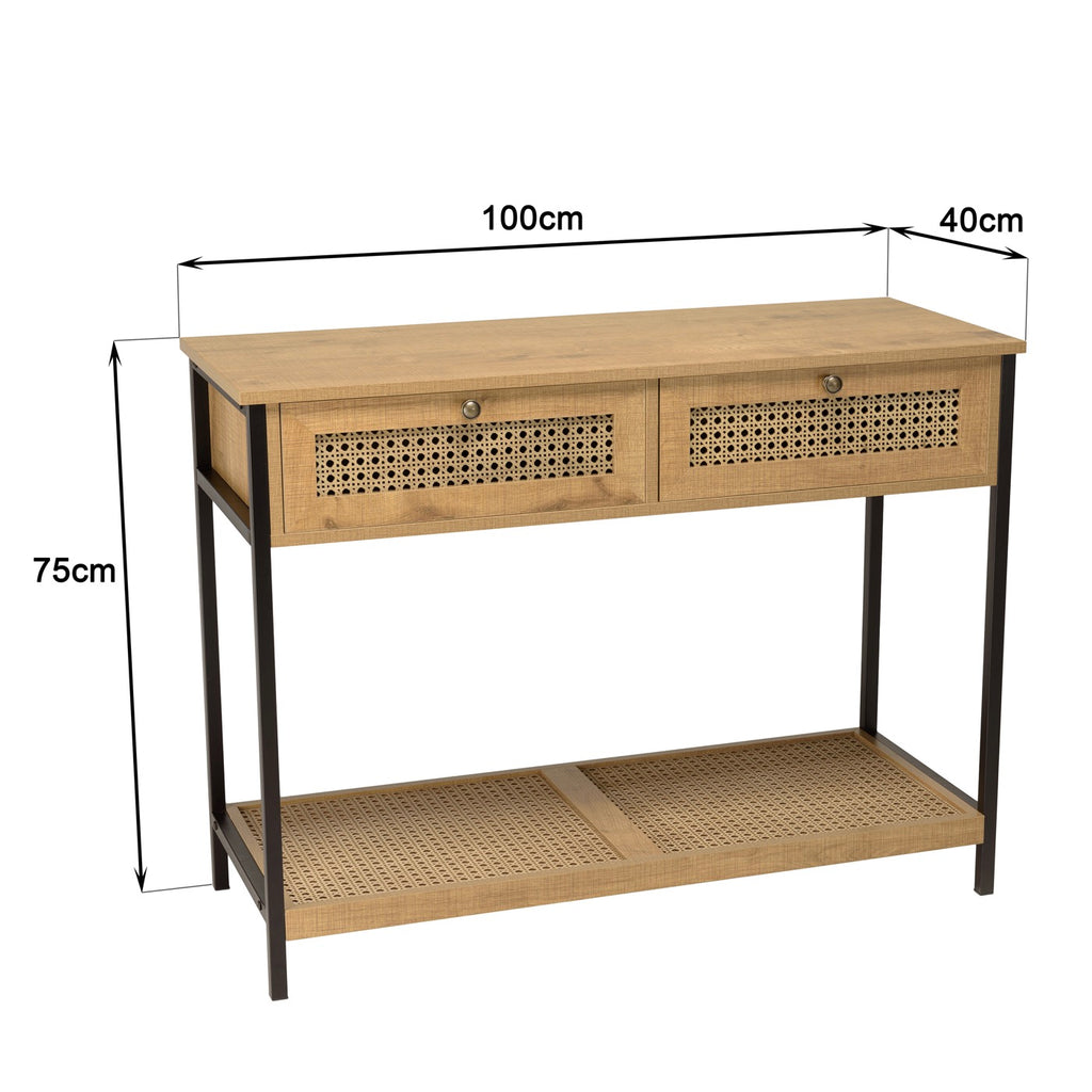 Charlie - Console Table - Black