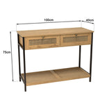 Charlie - Console Table - Black