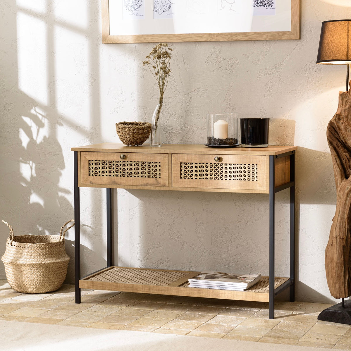 Charlie - Console Table - Black