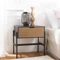 Charlie - Bedside Table - Brown