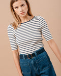 STRIPED SWEATER MADAME RAYURE
