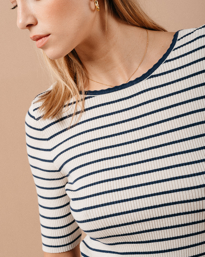 STRIPED SWEATER MADAME RAYURE