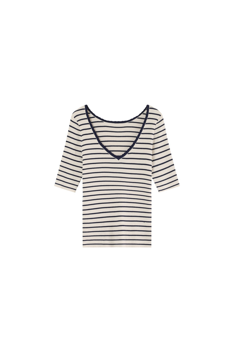 STRIPED SWEATER MADAME RAYURE