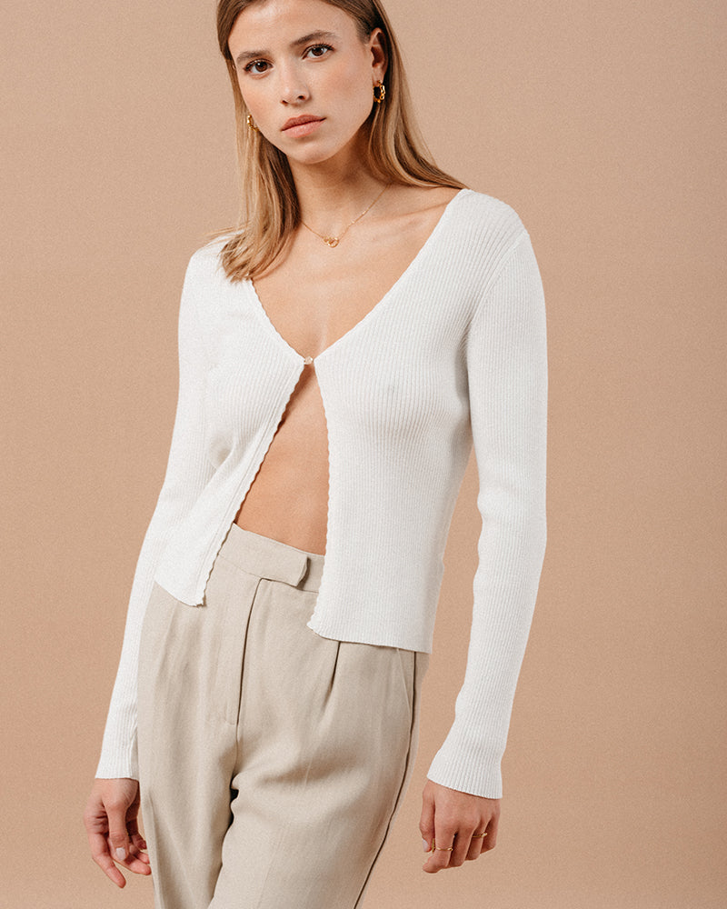 ECRU CARDIGAN MADEMOISELLE ECRU
