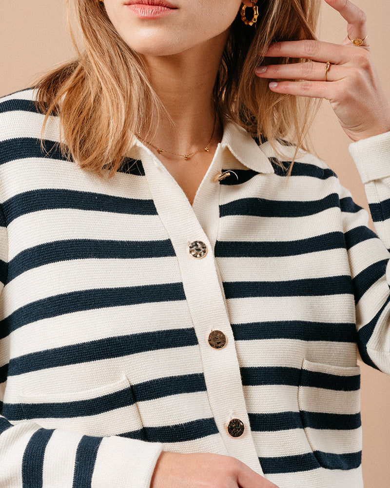 CARDIGAN RAYURE MAELYS RAYURE