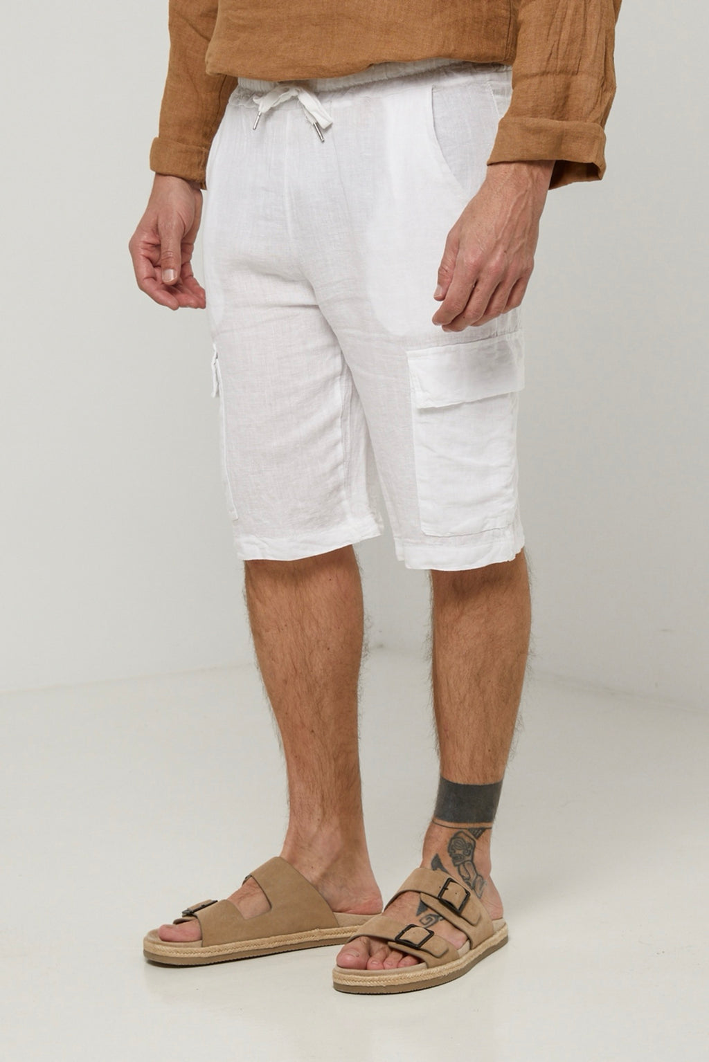Pantalones cortos - Blanco - Hombre