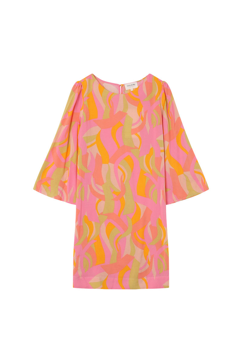 VESTIDO MAISIE ROSA ROSA