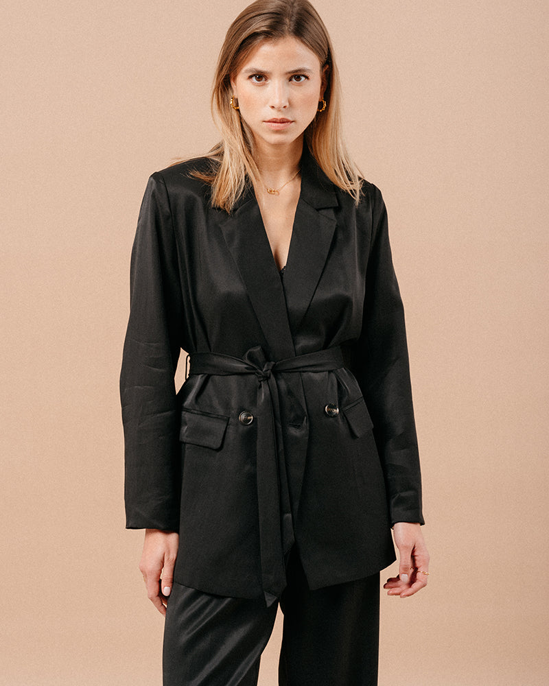 CHAQUETA NEGRA MALENE NEGRO