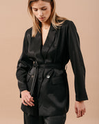 CHAQUETA NEGRA MALENE NEGRO