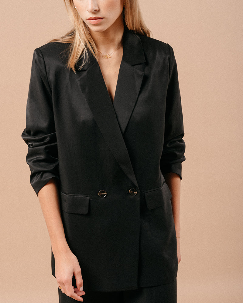CHAQUETA NEGRA MALENE NEGRO